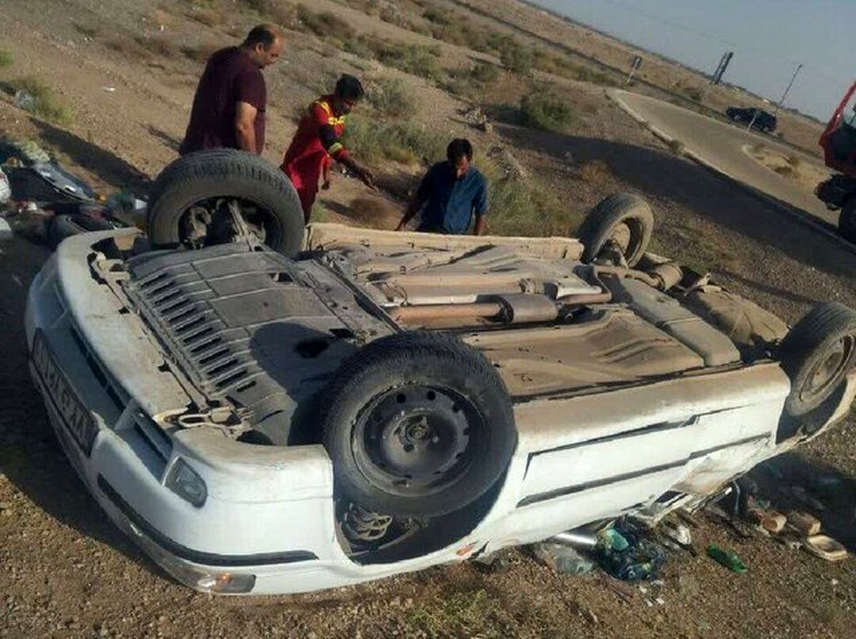 حادثه هولناک در محور اراک – ملایر/ ۳ نفر راهی بیمارستان شدند