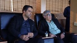 تماشاگران سرشناس در جایگاه ویژه بازی تیم امید و ذوب‌آهن