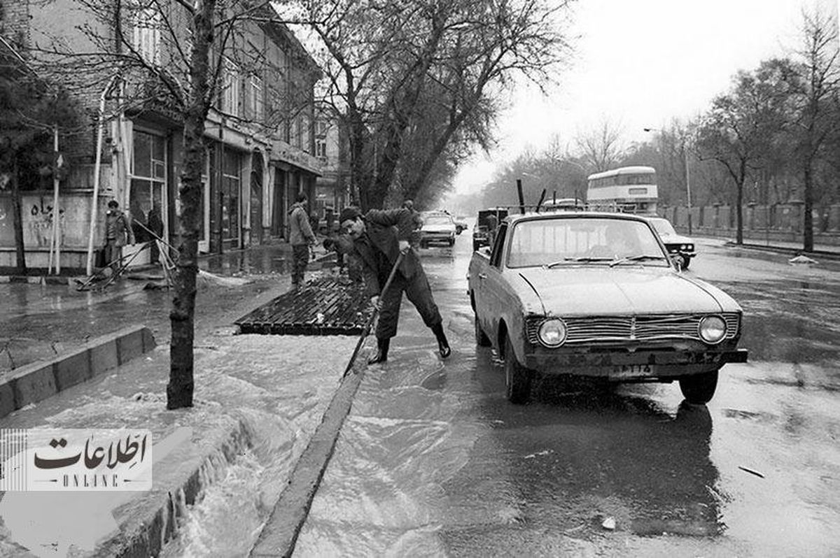 ببینید| عکسهای نوروزی که تهران را سیلاب شست و برد!