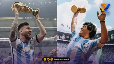 آخرین قاب مسی با پیراهن آرژانتین
