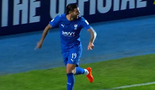 گل دوم الهلال به نسف قارشی توسط تئو هرناندز