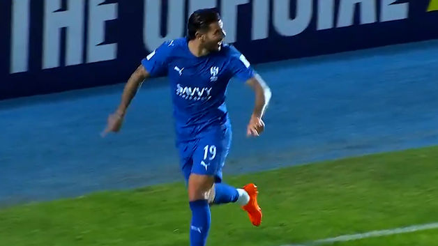گل دوم الهلال به نسف قارشی توسط تئو هرناندز