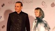 نازنین بیاتی در کنسرت علیرضا قربانی و مکالمه جالبش با علیرضا قربانی (ویدیو)