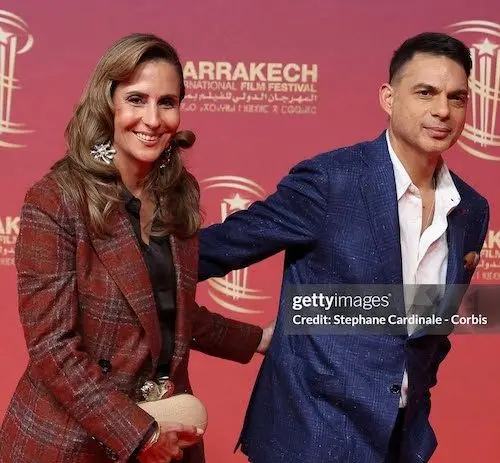 کت و شلوار چهارخانه همسر پیمان