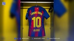 اولین بازی یامال با پیراهن شماره 10 بارسلونا