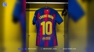 اولین بازی یامال با پیراهن شماره 10 بارسلونا