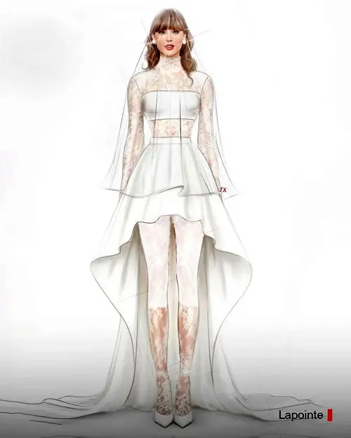 رقابت بر سر طراحی لباس عروس تیلور سوئیفت