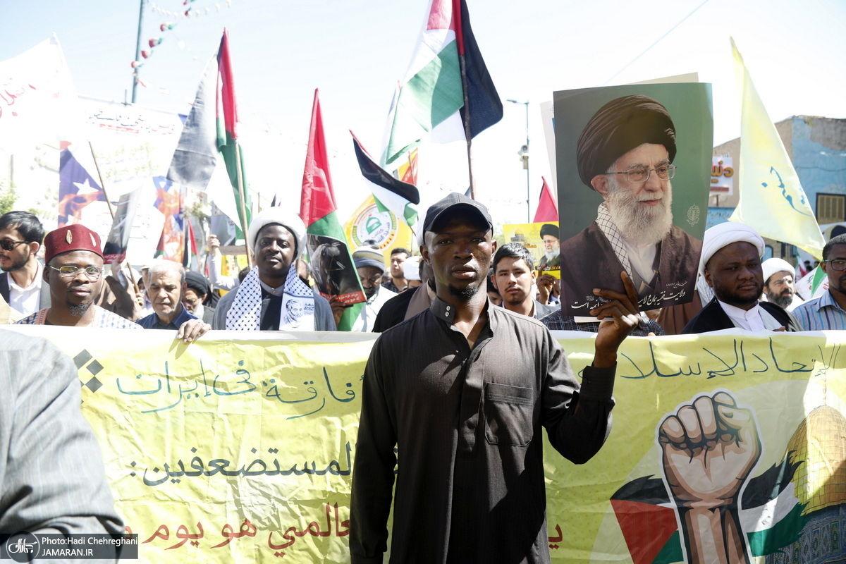 تصاویری متفاوت از راهپیمایی امروز روز قدس