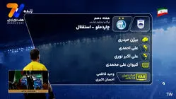 کارشناسی داوری چادرملو - استقلال