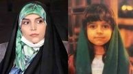 مژده لواسانی، عکس بچگی با چهره جذاب و دیدنی