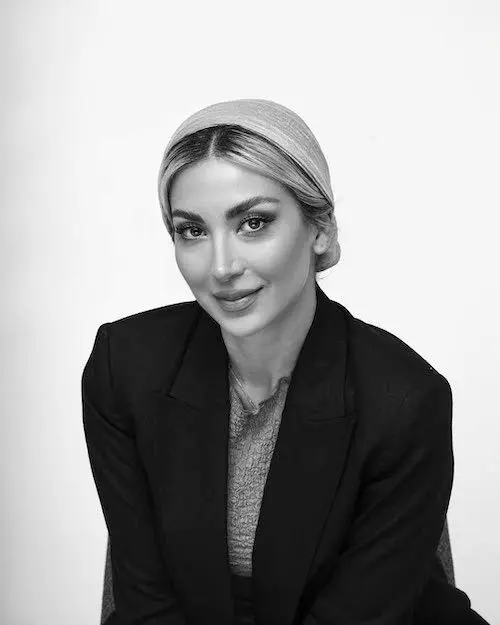 عکس‌های سیاه و سفید مینا مختاری