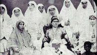 سنگ قبر دختر ناصرالدین‌شاه در بهشت زهرای تهران