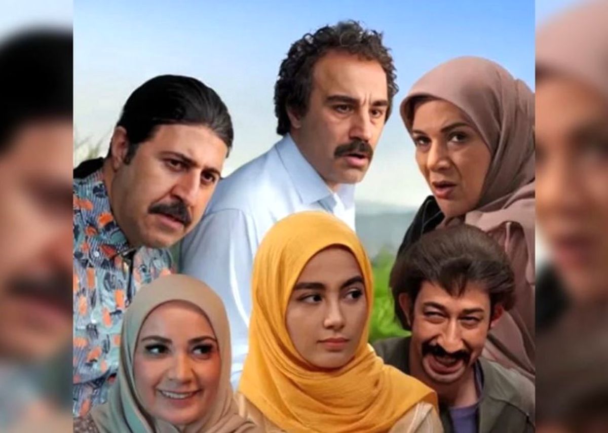 عکس نقی ، سیروس مقدم و هومن حاج عبداللهی در پشت صحنه پایتخت ۷