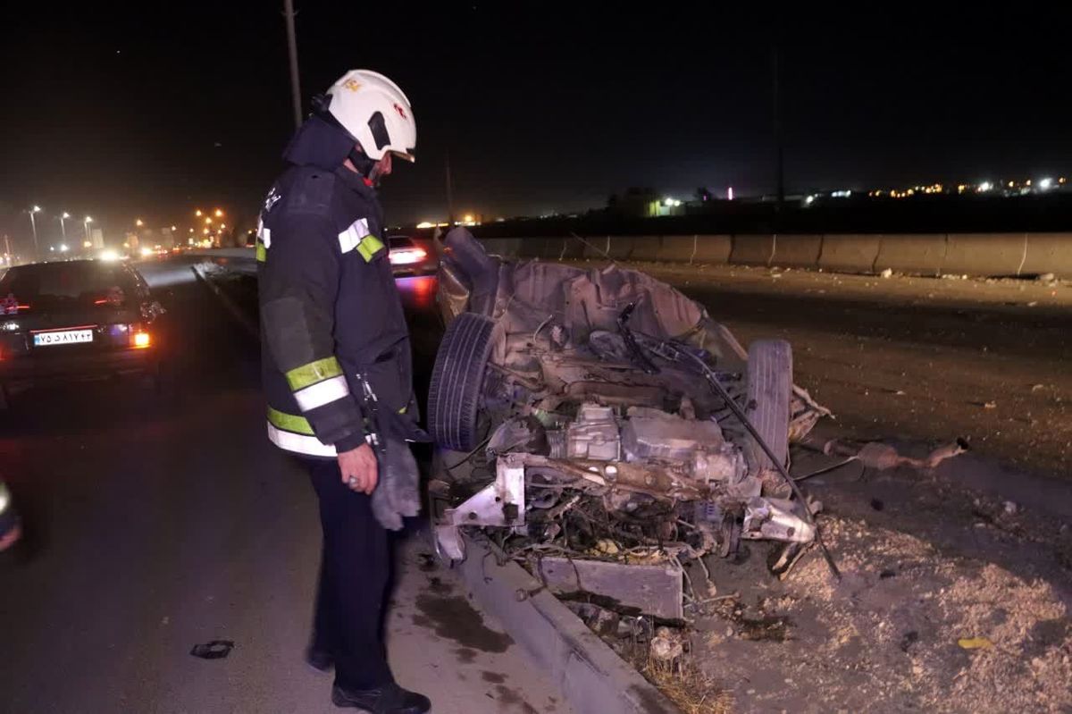 تصادف مرگبار در محور جوانرود به ثلاث باباجانی