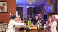 خانه‌ شاهانه سیروس گرجستانی با حضور مریم امیرجلالی؛ از مبلمان سلطنتی تا لوسترهای اعیانی و فرش‌های اصیل ایرانی! + ویدیو