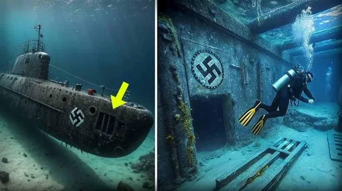 زیردریایی نازی‌ها کشف شد و معمای آدولف هیتلر را فاش کرد