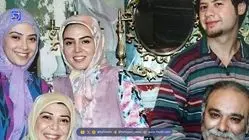 عکسی از خانه ابدی نادیا دلدار گلچین، طلای سریال سه در چهار و پدرش که سنگ قبرشان مشترک است