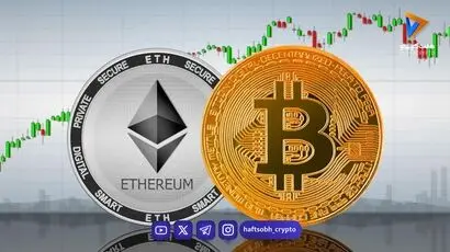  قیمت بیت‌کوین و اتریوم امروز دوشنبه ۲۳ شهریور ۱۴۰۵/ کاهش قیمت بیت‌کوین 
