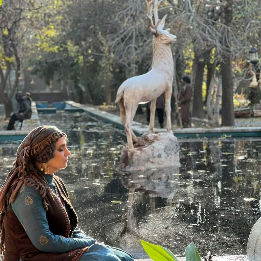 پست احساسی الهام پاوه‌نژاد در روزهای پایانی فیلمبرداری «شکارگاه» (عکس)