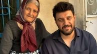 جشن تولد صمیمی عزیز مهری، مادر جواد عزتی در پشت صحنه سریال «وحشی» + ویدیو